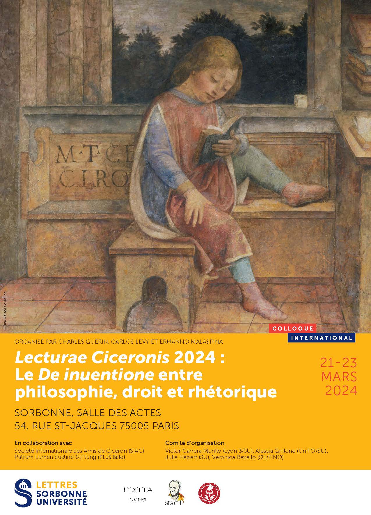 					Visualizza V. 8 N. 2 (2024): “Lecturae Ciceronis I, 2024. Le De inuentione entre philosophie, droit et rhétorique” Atti del convegno a cura di Charles GUÉRIN e Veronica REVELLO
				