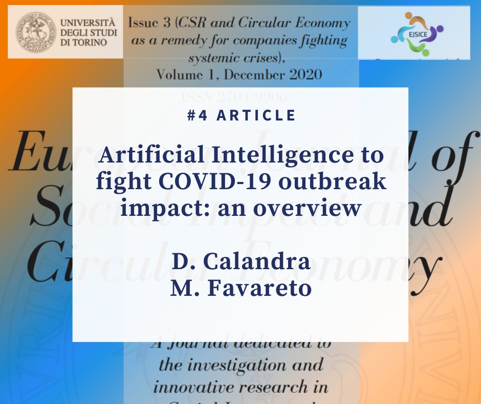 Artificial Intelligence to fight COVID-19 outbreak impact: an overview