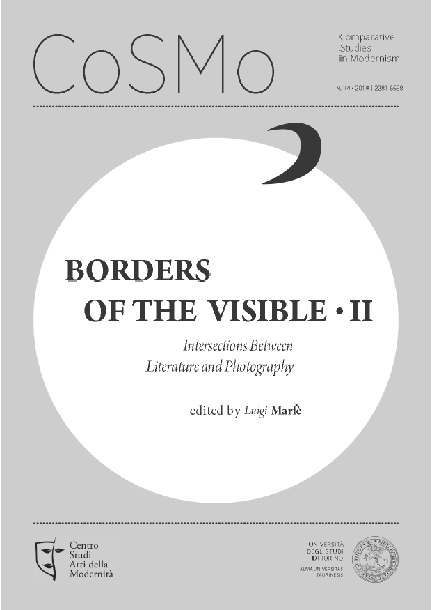 					Visualizza N. 14 (2019): Borders of the Visible - II: Intersections between Literature and Photography
				